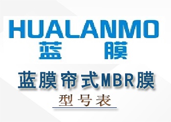 藍膜簾式MBR膜性能參數型號表